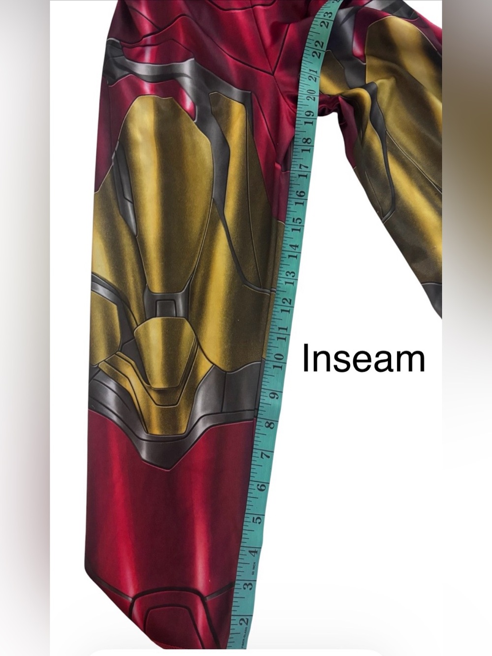 Marvel Avengers Iron Man Costume Small Red Gold Padded Muscle Jumpsuit S(4-6) - Picture 11 of 13